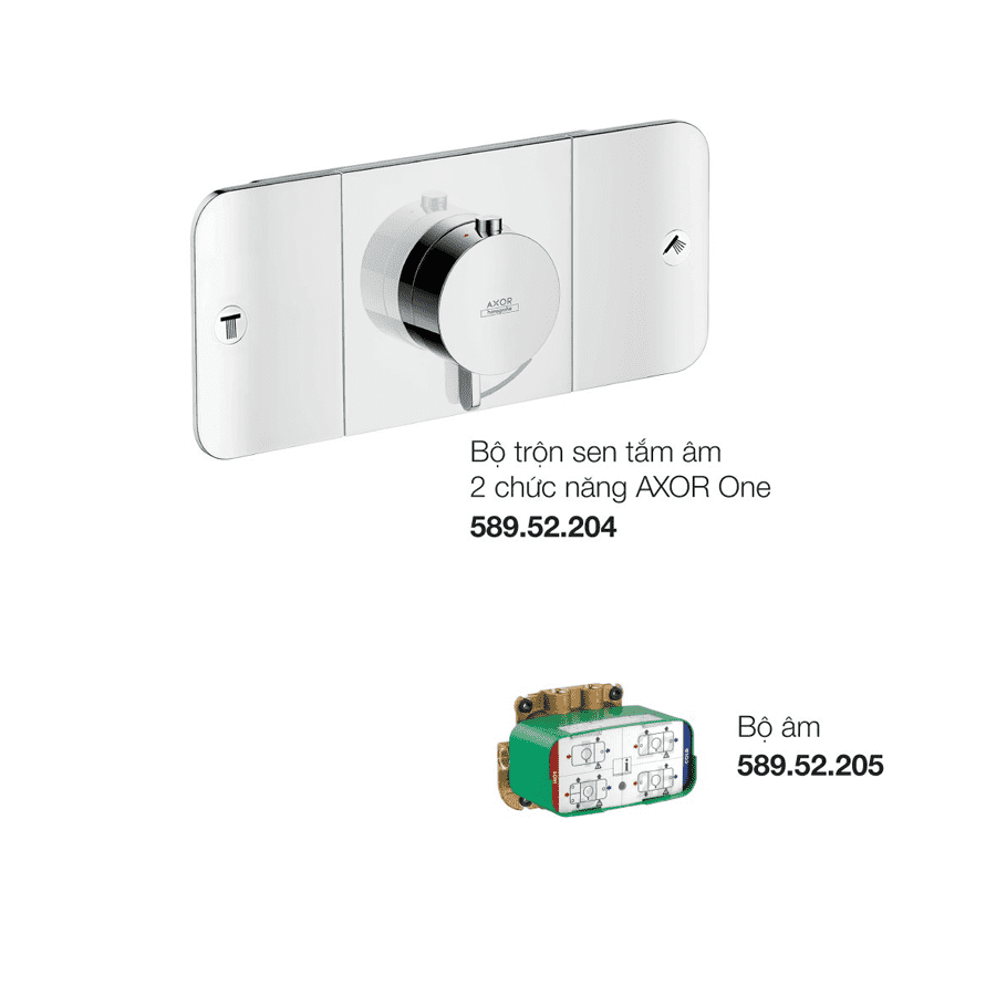 Bộ trộn sen âm 2 chức năng AXOR One 589.52.229